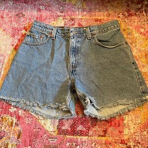 vintage levi cutoff denim shorts